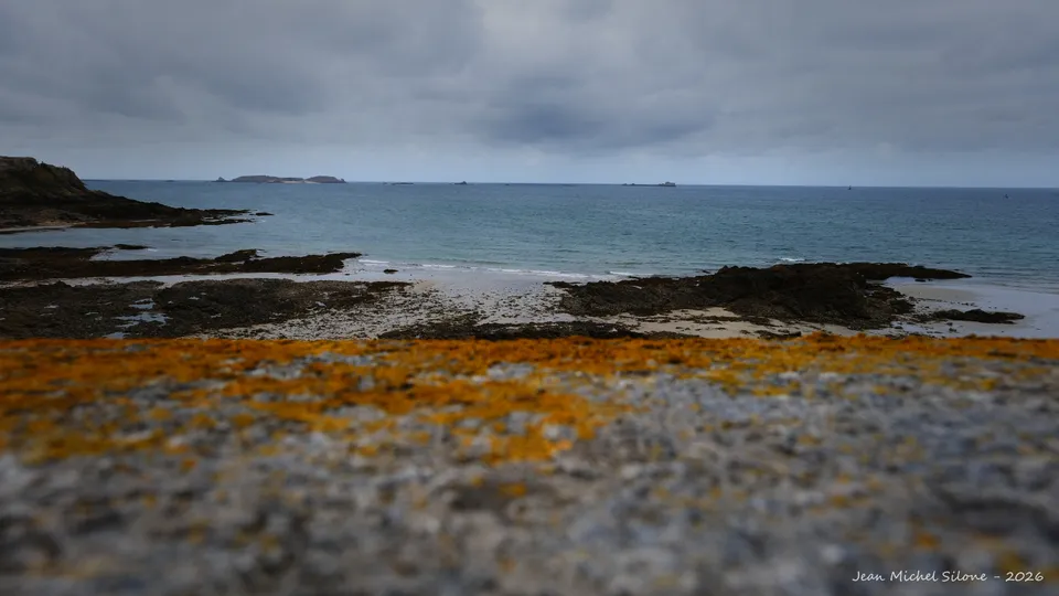 mer, rochers, ciel